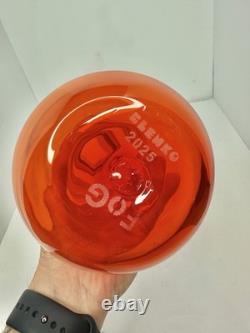 Vase FOG Blenko 2513 Strangs Tangerine conçu par Daniel Chapman