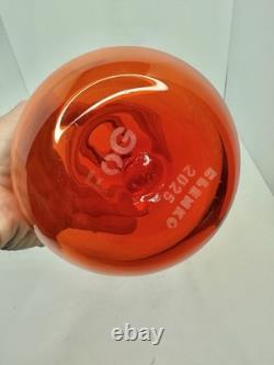 Vase FOG Blenko 2513 Strangs Tangerine conçu par Daniel Chapman