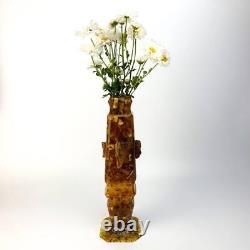 Vase en ambre de la Baltique - Cadeau de Noël - Décoration d'intérieur