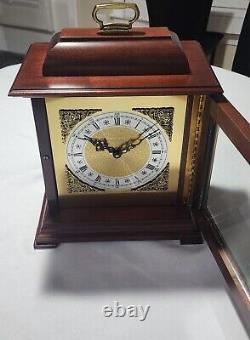 Vintage Bradford Highland Quartz Mantle Horloge, Fabriqué À La Main, Fabriqué À Partir De Fin, États-unis