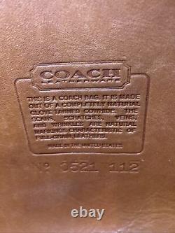 Vintage Coach Original USA British Tan Ranch Sac D'épaules