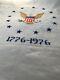 Vintage Hand Made Usa American Eagle Bicentennial Patriotic Blanket